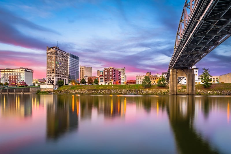 Charleston, West Virginia, USA Skyline